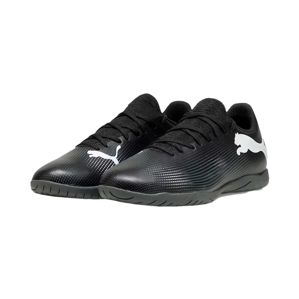 Puma Future 7 Play IT Indoor Football Shoes (Black/White)