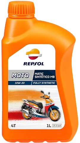 Repsol Moto Matic SINTÉTICO 4T 10W-30 1L
